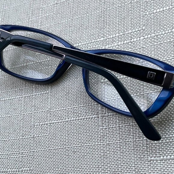 Liz Claiborne Women Eyeglasses Blue Tortoise Glasses L600 OED7 135 52[]16 Frame - Picture 5 of 11